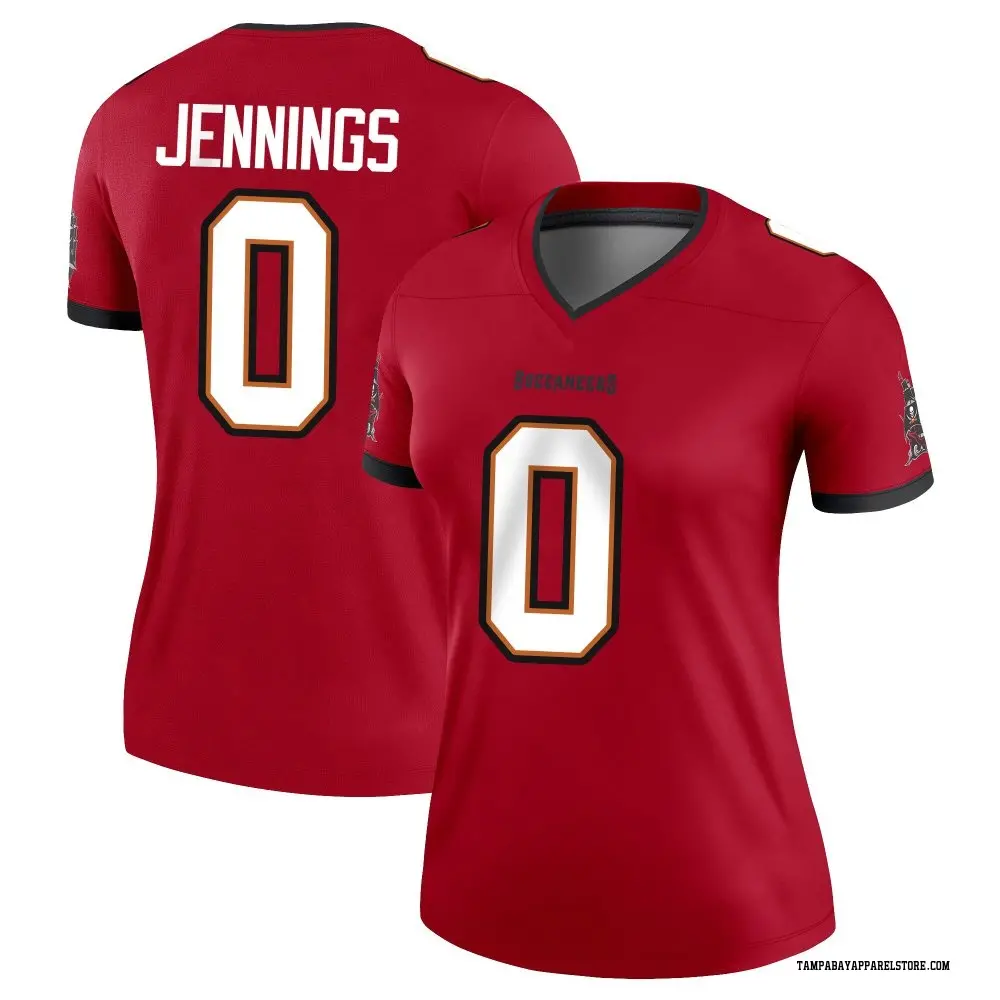 Deion Jennings Women's Legend Red Tampa Bay Buccaneers Jersey