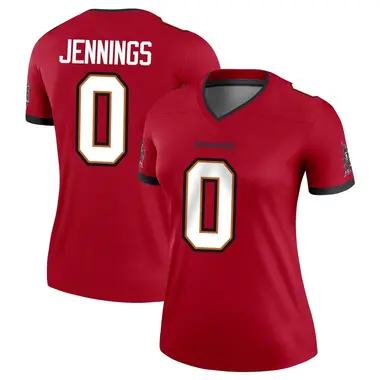 Deion Jennings Women's Legend Red Tampa Bay Buccaneers Jersey