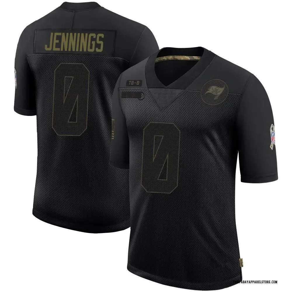 Deion Jennings Youth Limited Black Tampa Bay Buccaneers 2020 Salute To Service Jersey