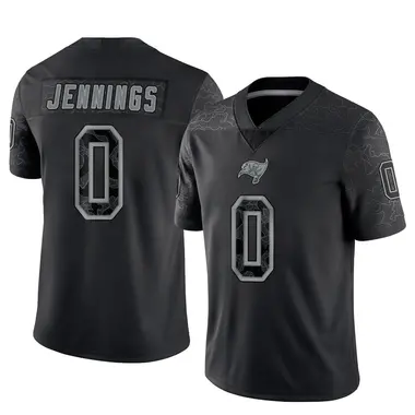 Deion Jennings Youth Limited Black Tampa Bay Buccaneers Reflective Jersey