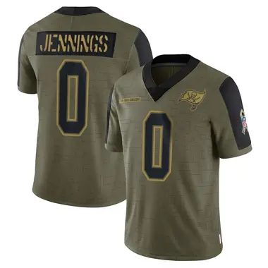 Deion Jennings Youth Limited Olive Tampa Bay Buccaneers 2021 Salute To Service Jersey