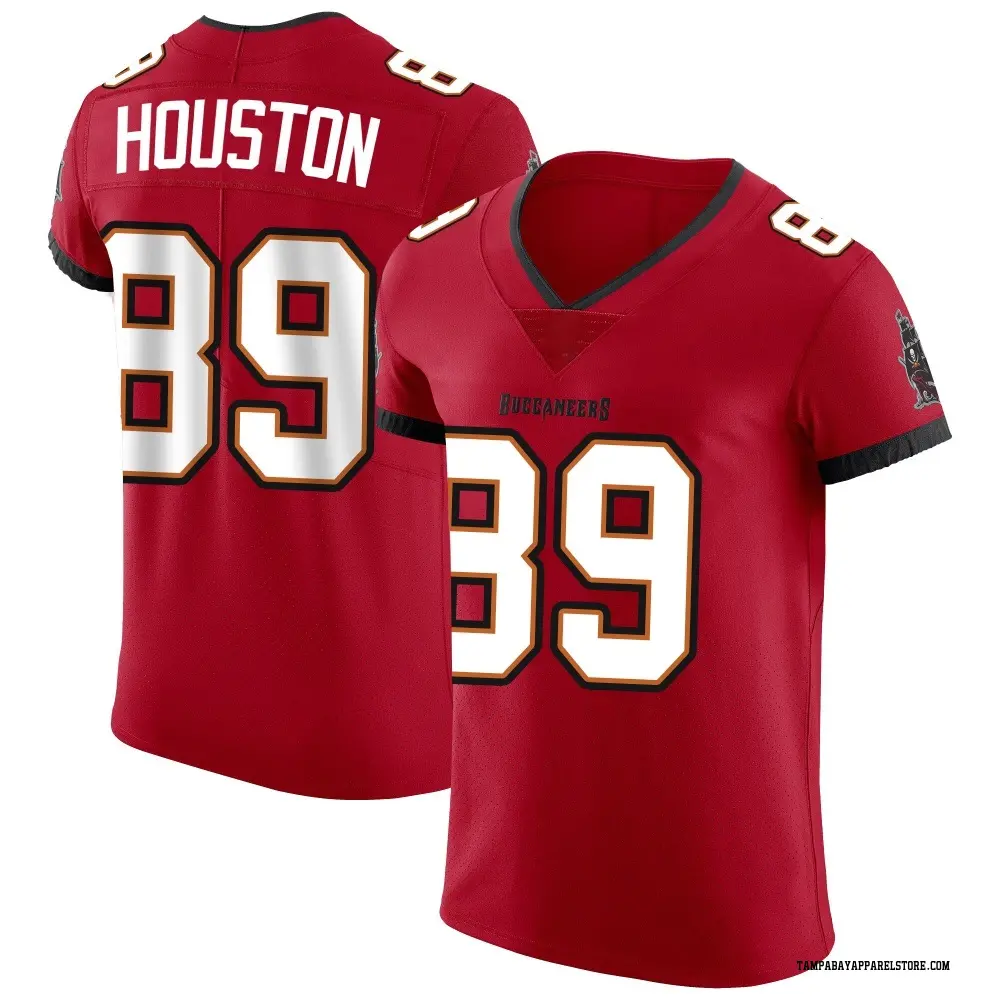 Dennis Houston Men's Elite Red Tampa Bay Buccaneers Vapor Jersey