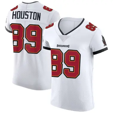 Dennis Houston Men's Elite White Tampa Bay Buccaneers Vapor Jersey