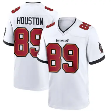 Dennis Houston Men's Game White Tampa Bay Buccaneers Jersey