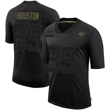 Dennis Houston Men's Limited Black Tampa Bay Buccaneers 2020 Salute To Service Jersey