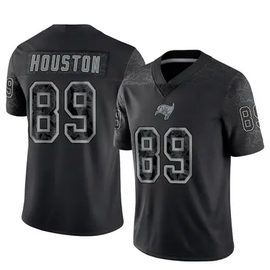 Dennis Houston Men's Limited Black Tampa Bay Buccaneers Reflective Jersey