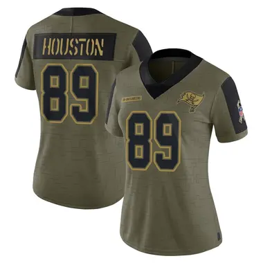 Dennis Houston Women's Limited Olive Tampa Bay Buccaneers 2021 Salute To Service Jersey