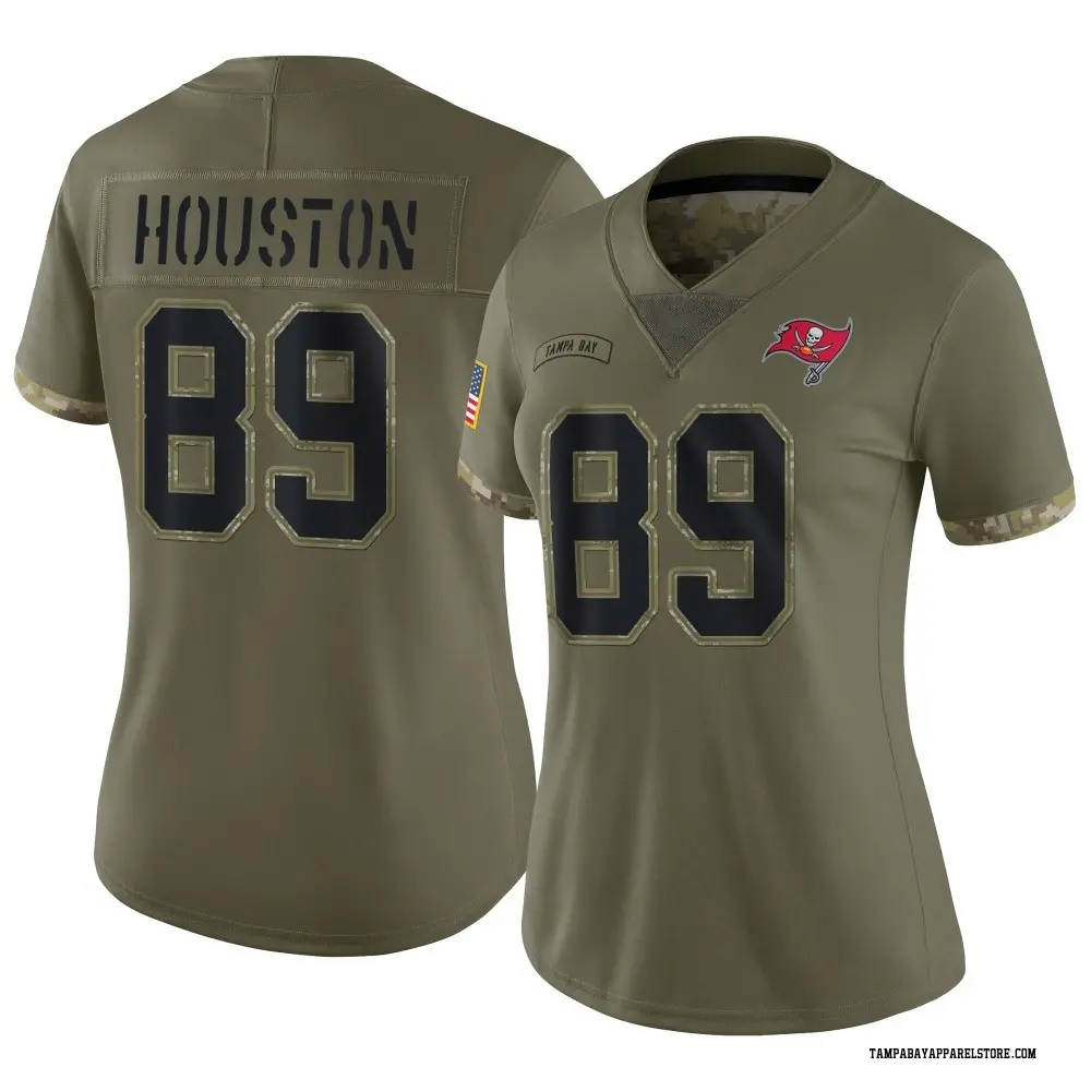 Dennis Houston Women's Limited Olive Tampa Bay Buccaneers 2022 Salute To Service Jersey