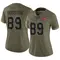 Dennis Houston Women's Limited Olive Tampa Bay Buccaneers 2022 Salute To Service Jersey