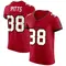 Derrek Pitts Men's Elite Red Tampa Bay Buccaneers Vapor Jersey