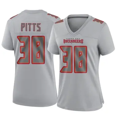 Derrek Pitts Women's Game Gray Tampa Bay Buccaneers Atmosphere Fashion Jersey