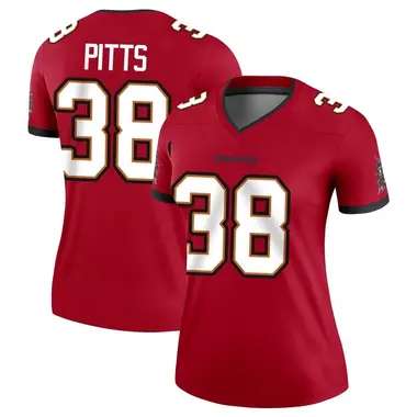 Derrek Pitts Women's Legend Red Tampa Bay Buccaneers Jersey