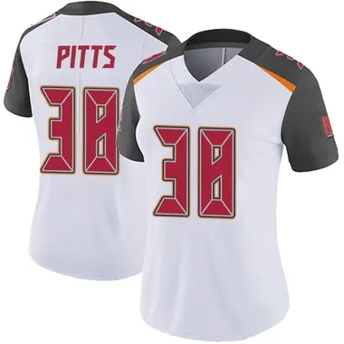 Derrek Pitts Women's Limited White Tampa Bay Buccaneers Vapor Untouchable Jersey