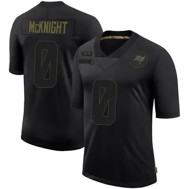 Deshawn McKnight Men's Limited Black Tampa Bay Buccaneers 2020 Salute To Service Jersey