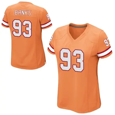 Eric Banks Women's Game Orange Tampa Bay Buccaneers Alternate Jersey