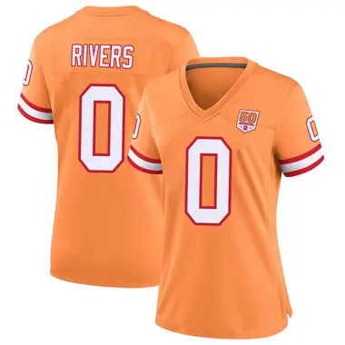 Eric Rivers Women's Game Cream Tampa Bay Buccaneers sicle 50th Season Jersey