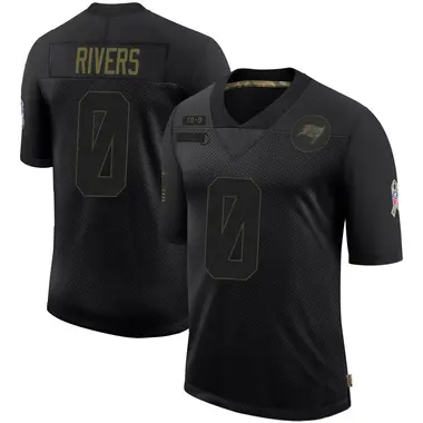 Eric Rivers Youth Limited Black Tampa Bay Buccaneers 2020 Salute To Service Jersey