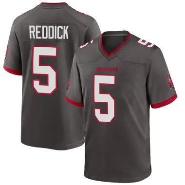 Haason Reddick Men's Game Tampa Bay Buccaneers Pewter Alternate Jersey