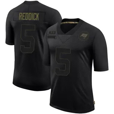Haason Reddick Men's Limited Black Tampa Bay Buccaneers 2020 Salute To Service Jersey