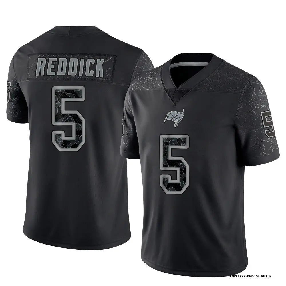 Haason Reddick Men's Limited Black Tampa Bay Buccaneers Reflective Jersey
