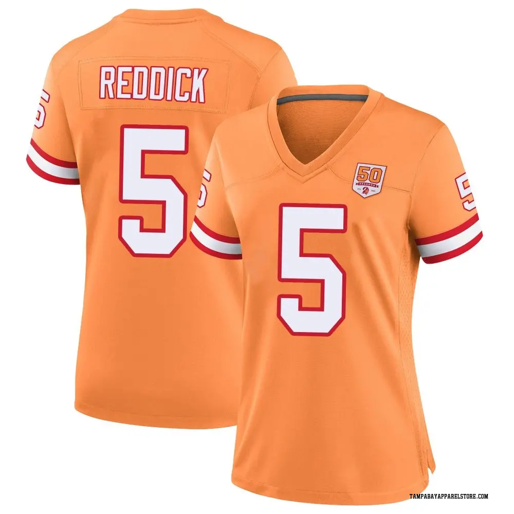 Haason Reddick Women's Game Cream Tampa Bay Buccaneers sicle 50th Season Jersey