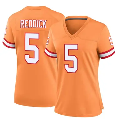 Haason Reddick Women's Game Orange Tampa Bay Buccaneers Throwback Jersey