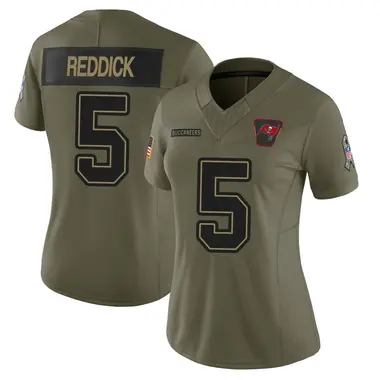 Haason Reddick Women's Limited Olive Tampa Bay Buccaneers 2025 Salute to Service Jersey