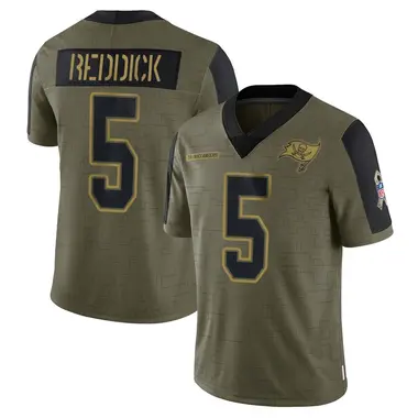Haason Reddick Youth Limited Olive Tampa Bay Buccaneers 2021 Salute To Service Jersey