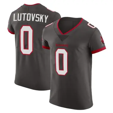 Henry Lutovsky Men's Elite Tampa Bay Buccaneers Pewter Alternate Vapor Jersey
