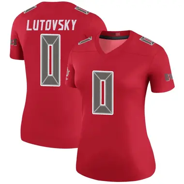 Henry Lutovsky Women's Legend Red Tampa Bay Buccaneers Color Rush Jersey