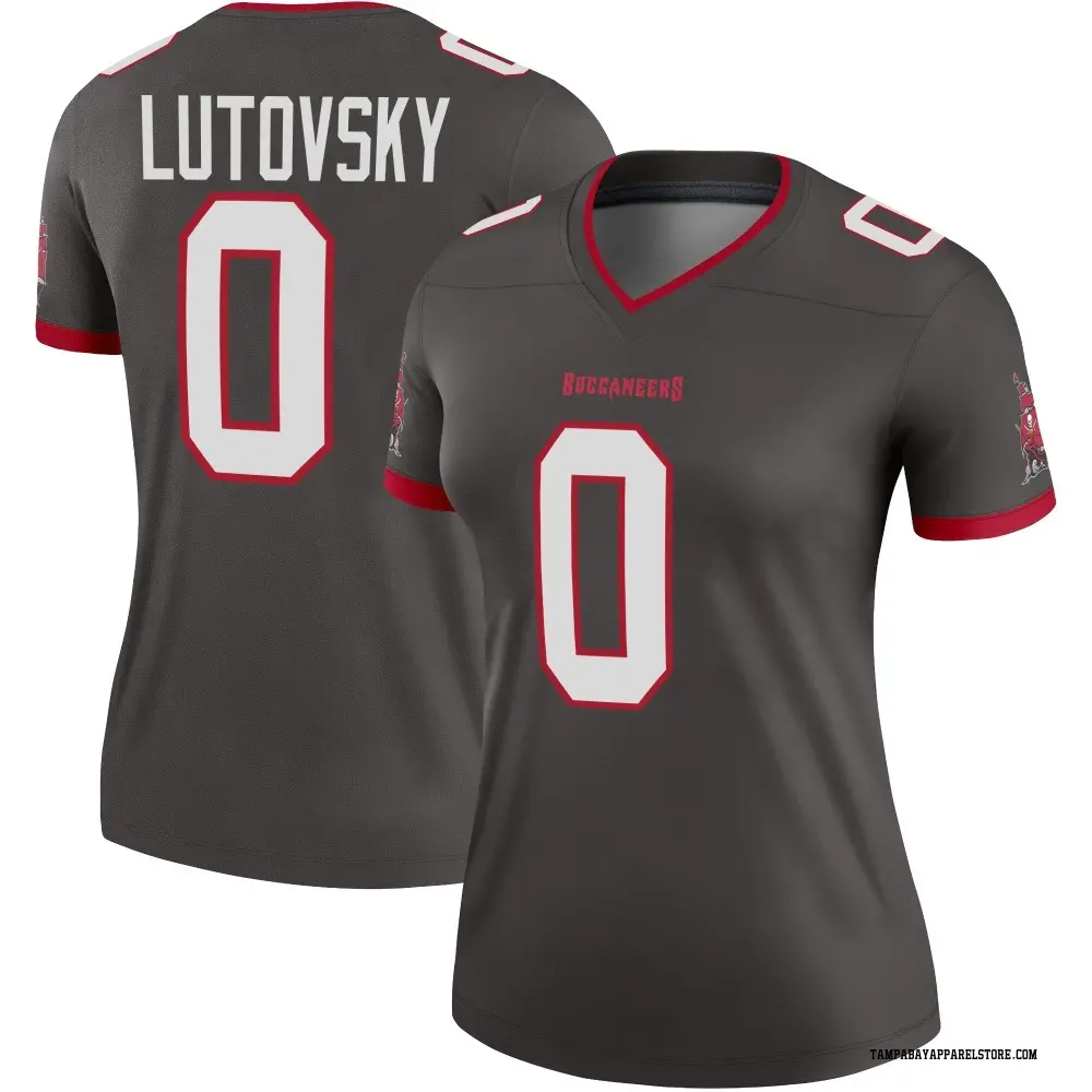 Henry Lutovsky Women's Legend Tampa Bay Buccaneers Pewter Alternate Jersey