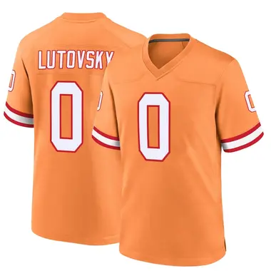 Henry Lutovsky Youth Game Orange Tampa Bay Buccaneers Throwback Jersey