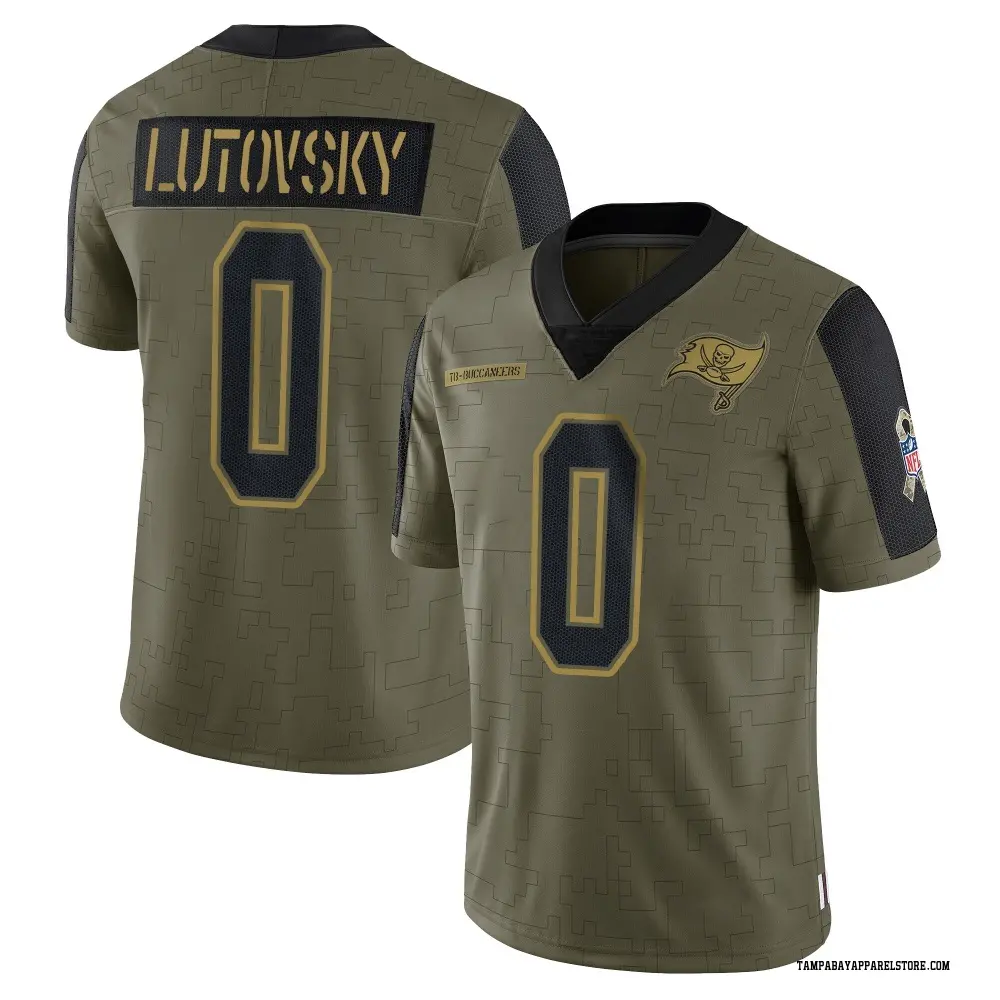 Henry Lutovsky Youth Limited Olive Tampa Bay Buccaneers 2021 Salute To Service Jersey