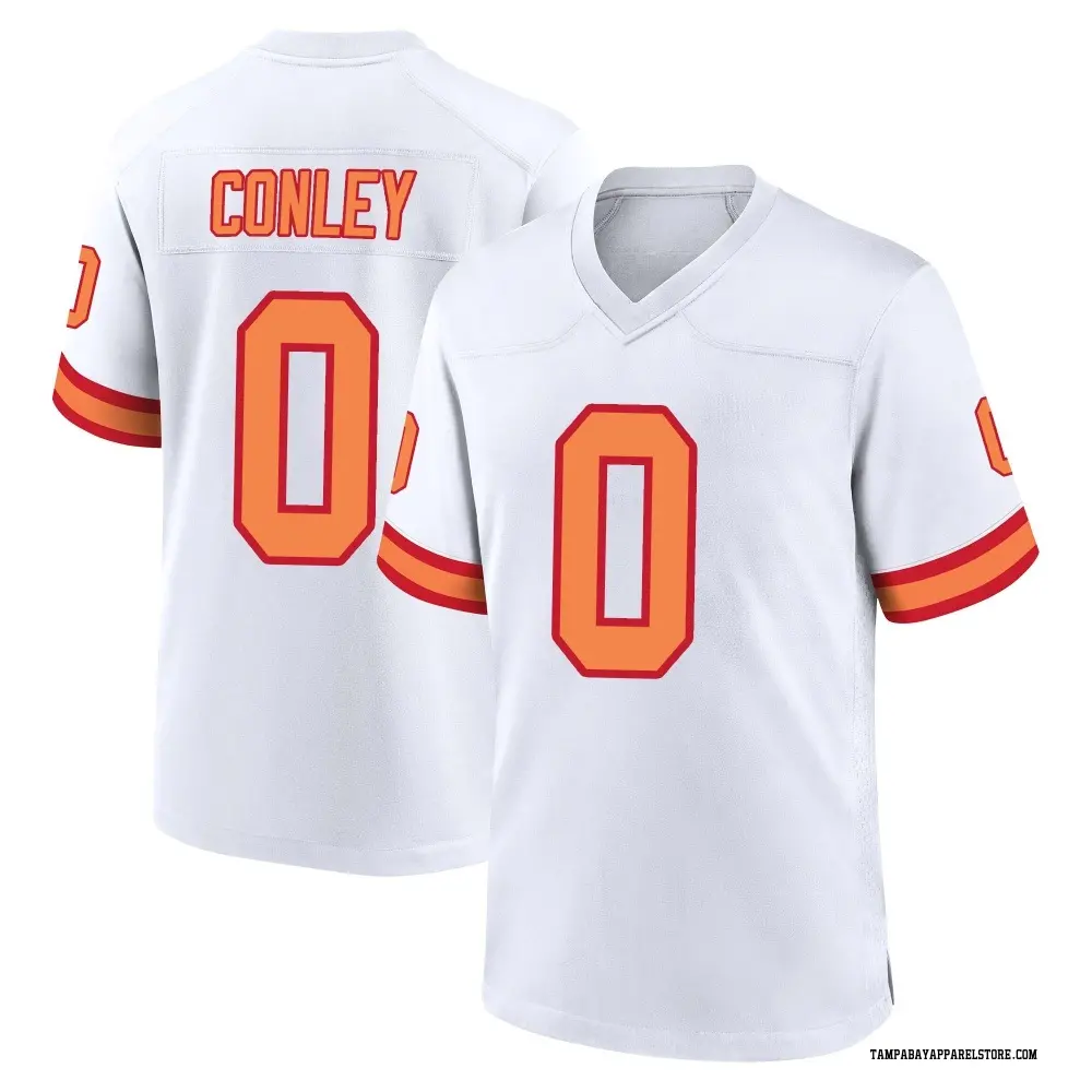 Ja'Qurious Conley Men's Game White Tampa Bay Buccaneers '76 Jersey