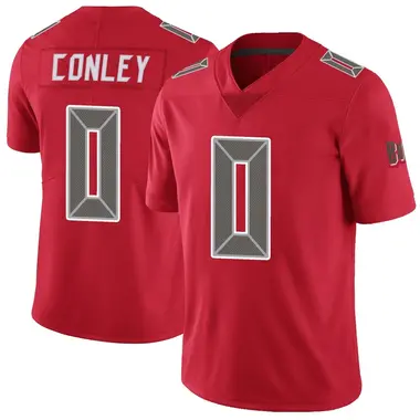 Ja'Qurious Conley Men's Limited Red Tampa Bay Buccaneers Color Rush Jersey