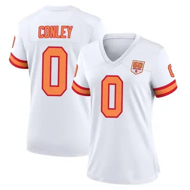 Ja'Qurious Conley Women's Game White Tampa Bay Buccaneers '76 50th Season Jersey