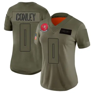 Ja'Qurious Conley Women's Limited Camo Tampa Bay Buccaneers 2019 Salute to Service Jersey