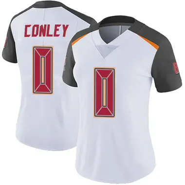 Ja'Qurious Conley Women's Limited White Tampa Bay Buccaneers Vapor Untouchable Jersey