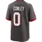 Ja'Qurious Conley Youth Game Tampa Bay Buccaneers Pewter Alternate Jersey