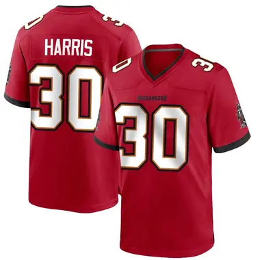 Jacob Harris Men's Game Red Tampa Bay Buccaneers Team Color Jersey