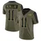 Jalen McMillan Men's Limited Olive Tampa Bay Buccaneers 2021 Salute To Service Jersey