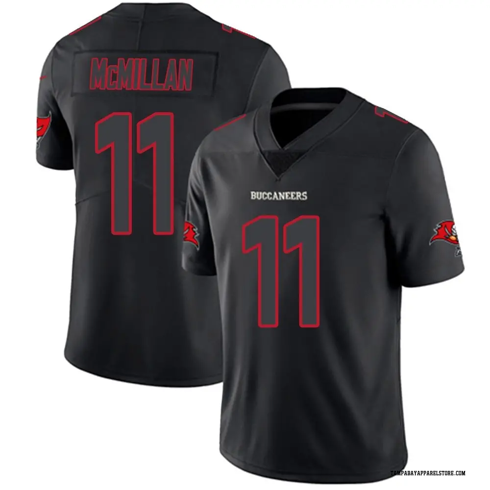 Jalen McMillan Youth Limited Black Impact Tampa Bay Buccaneers Jersey