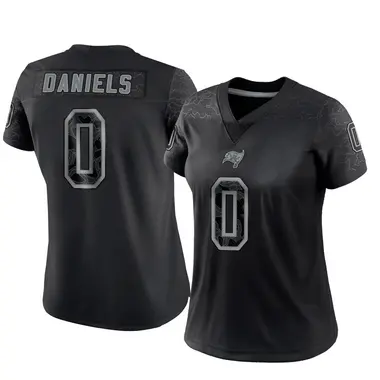 Jalon Daniels Women's Limited Black Tampa Bay Buccaneers Reflective Jersey