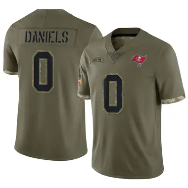 Jalon Daniels Youth Limited Olive Tampa Bay Buccaneers 2022 Salute To Service Jersey