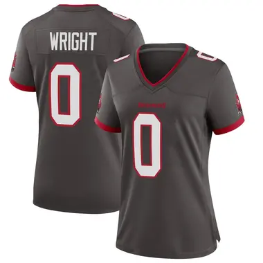 Javin Wright Women's Game Tampa Bay Buccaneers Pewter Alternate Jersey