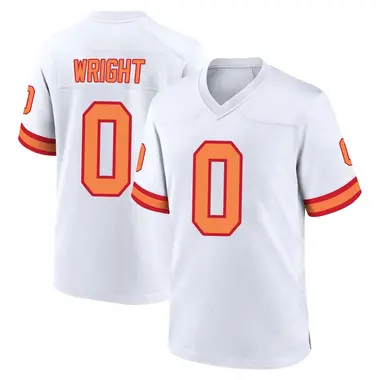Javin Wright Youth Game White Tampa Bay Buccaneers '76 Jersey