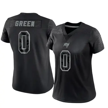 Josiah Green Women's Limited Black Tampa Bay Buccaneers Reflective Jersey