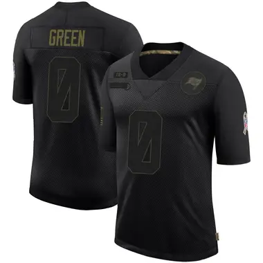 Josiah Green Youth Limited Black Tampa Bay Buccaneers 2020 Salute To Service Jersey
