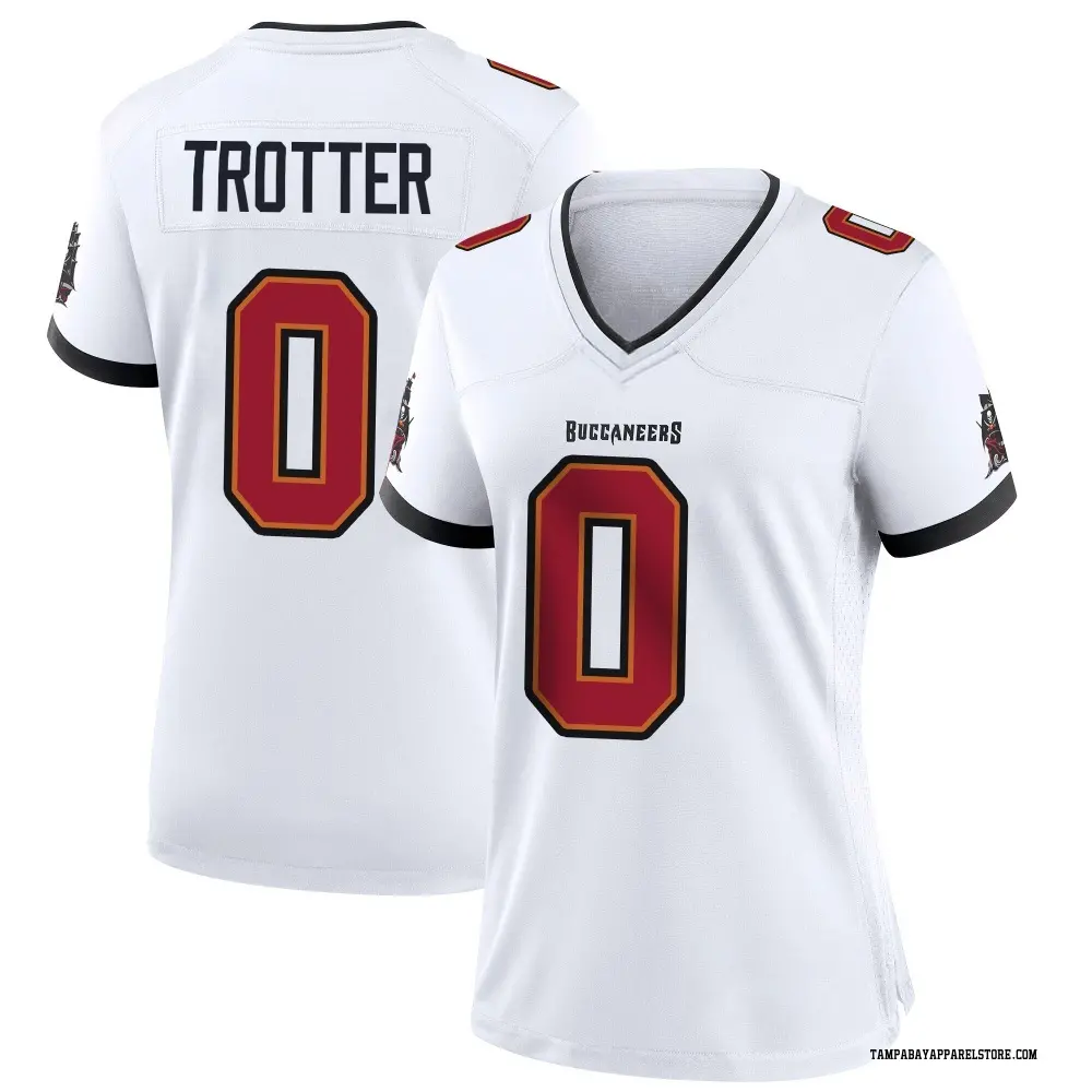 Josiah Trotter Women's Game White Tampa Bay Buccaneers Jersey