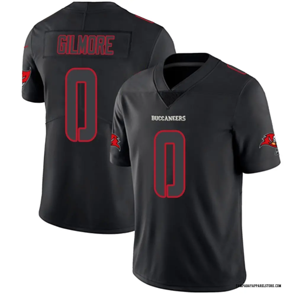 Jy Gilmore Men's Limited Black Impact Tampa Bay Buccaneers Jersey